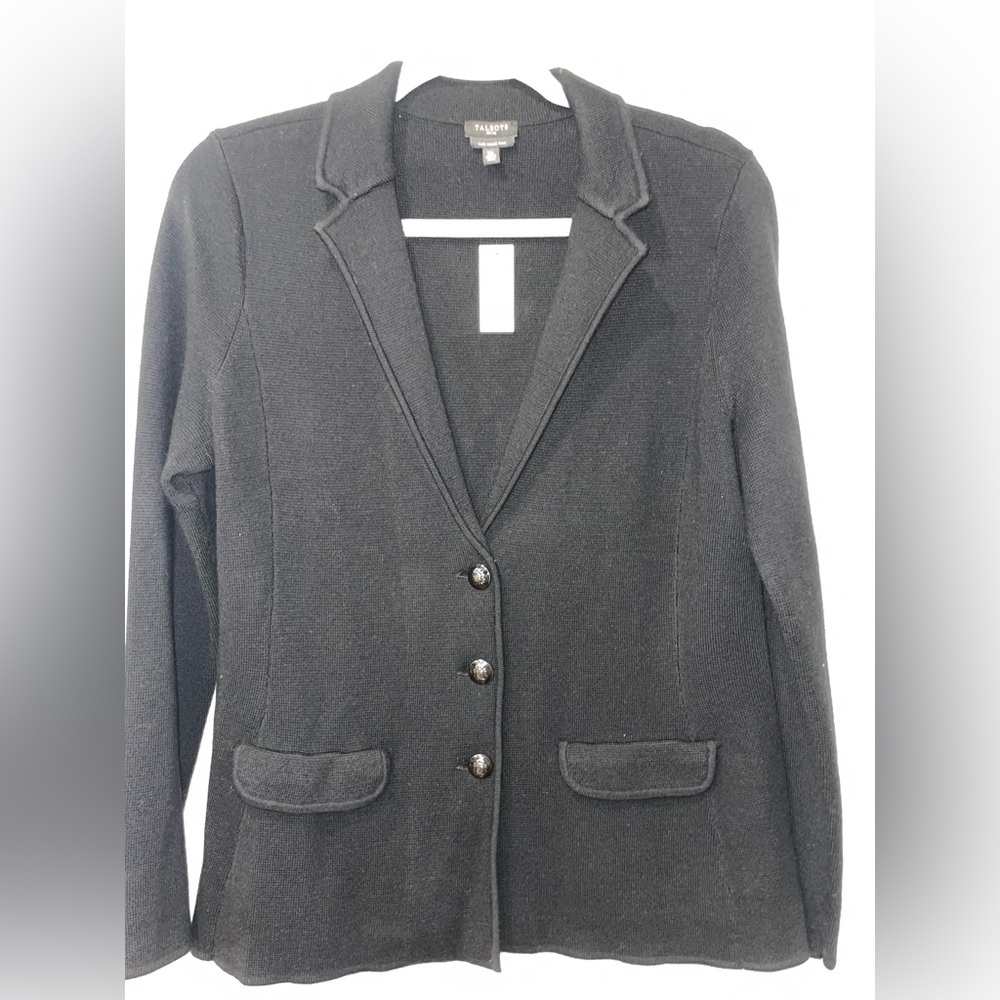 TALBOTS PETITE LUXE KNIT BLAZER